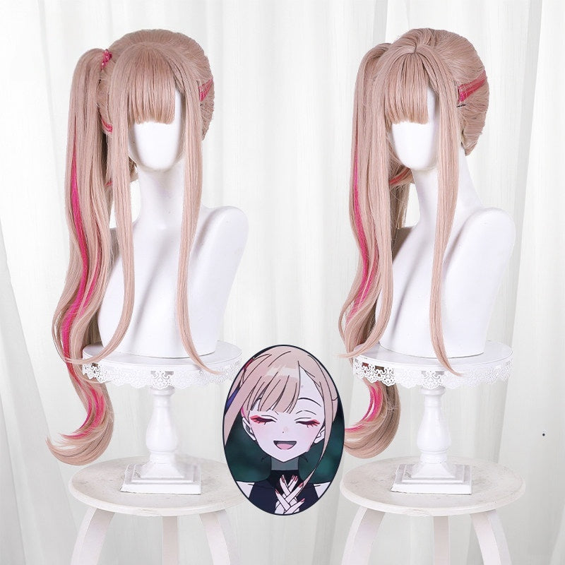 Azuiblc　超かぐや姫！ かぐや　ウィッグ　70cm　舞台ウィッグ　wig　鬘 コスチューム　耐熱 コスプレ - Azuiblc