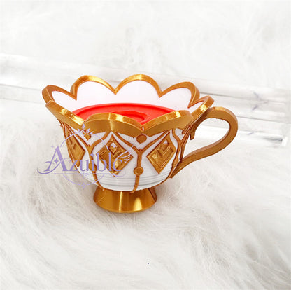 Azuiblc Genshin Impact Sandrone Teacup Cosplay Prop Marionette Accessory Tea Party Props Moe Goods for Photography