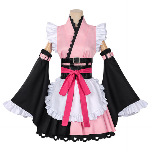 【Azuiblc】超かぐや姫！ 駒沢乃依 コスプレ ドレスフルセット | 松岡禎丞 女装男子 イベント仮装 - Azuiblc