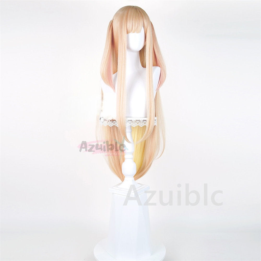 Azuiblc　超かぐや姫　かぐや ウィッグ　カツラ　120cm　コスプレ道具　鬘