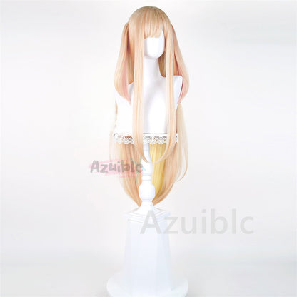Azuiblc　超かぐや姫　かぐや ウィッグ　カツラ　120cm　コスプレ道具　鬘