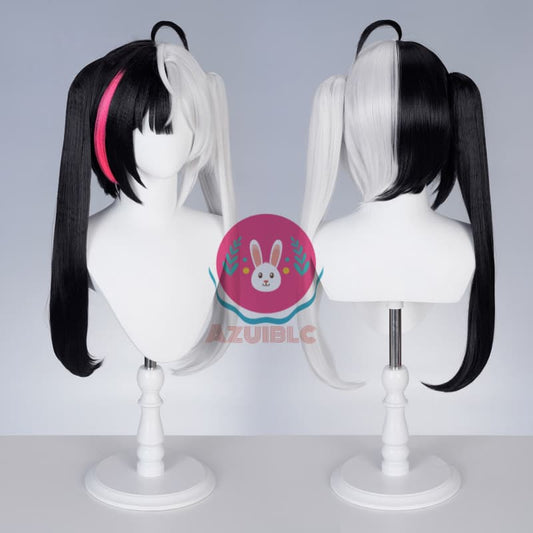 【Azuiblc】NTE Neverever Requiem Cosplay Wig with Net Heat Resistant Wig Hairpiece Cosplay Accessory