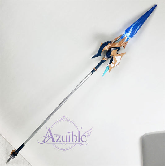 Azuiblc Genshin Impact Calamity Cosplay, 180cm, PLA material, light-up, Rawen motif, weapon model, photo prop