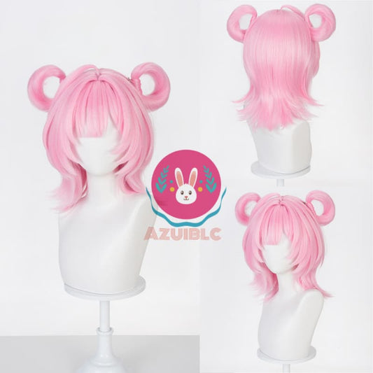 【Azuiblc】NTE Neva Eva Chii-chan Cosplay Wig with Net Heat Resistant Wig Hairpiece Cosplay Accessory
