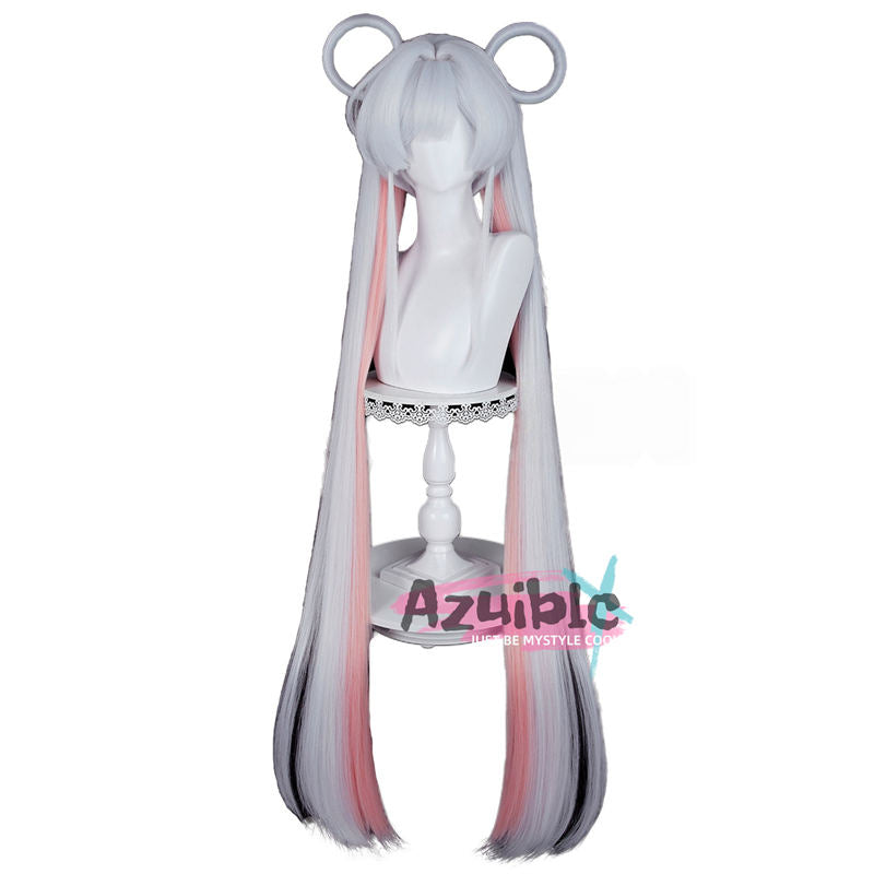 Azuiblc　超かぐや姫！ 月見ヤチヨ 　鬘　コスプレ道具　イベント　かつら　110㎝　自然感　ウィッグ - Azuiblc
