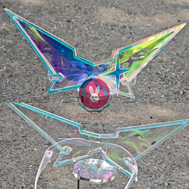 【Azuiblc】崩壊：スターレイル 銀狼LV.999 ゴーグル 眼鏡 メガネ 仮面 29.5cm 武器 アクリル製 コスプレ 道具 Cosplay コスプレ小物 舞台 イベント