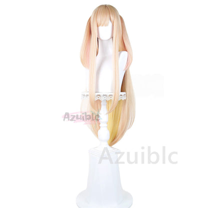 Azuiblc　超かぐや姫　かぐや ウィッグ　カツラ　120cm　コスプレ道具　鬘