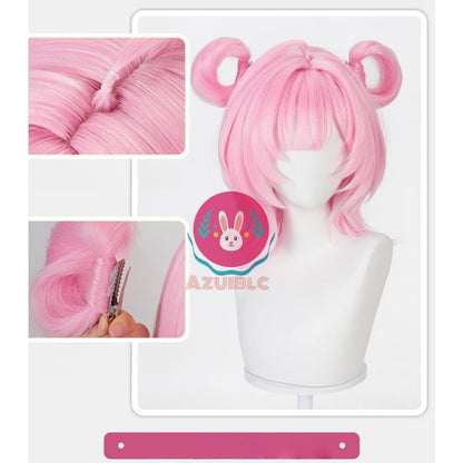 【Azuiblc】NTE ネバエバ ちぃちゃん コスプレ ウィッグ ネット付き 耐熱 かつら 鬘 コスプレ道具 小物