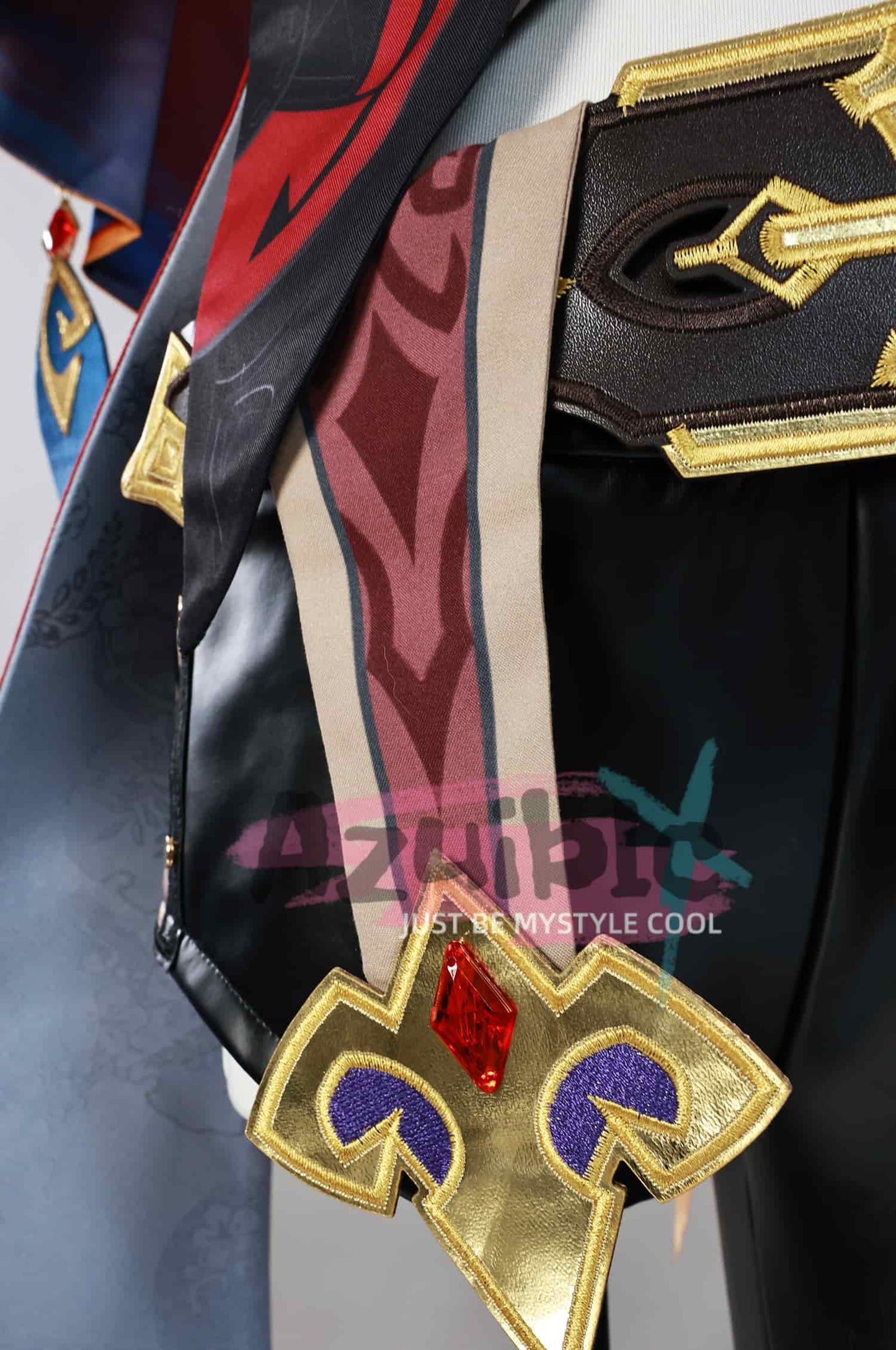 Azuiblc　原神 チャスカ コスプレ衣装　高級コス衣装セット｜神の眼+腕飾り+帽子 豪華付属品 完全再現 コスプレ/コレクション向け - Azuiblc