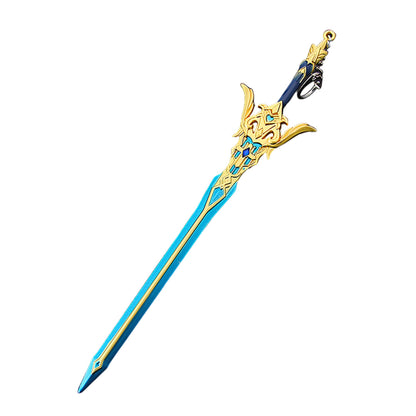 Azuiblc  　限定割引活動　原神　ミニチュア　22cm　ミニ武器　ダイキャスト製　おもちゃ　手遊び　武器ファン向け　装備品　キーホルダー - Azuiblc