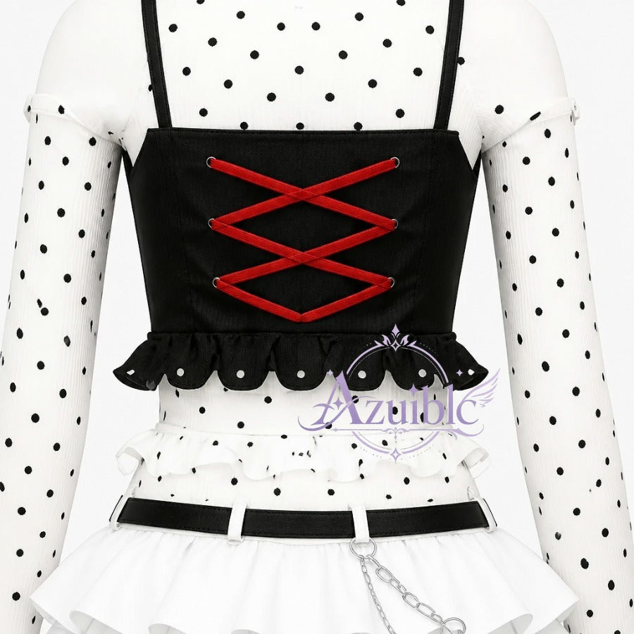 Azuiblc NTE Requiem Black and White Fairytale Requiem Cosplay Costume New Costume Nevereverever Masquerade