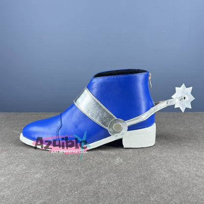 Azuiblc JoJo's Bizarre Adventure Jonathan Joestar Shoes Cosplay Prop Event Footwear