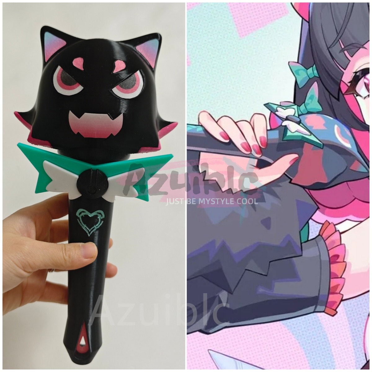 Azuiblc Zenless Zone Zero Miyamiya Yu Chinatsu Ariya Cosplay Prop Microphone Weapon Model Accessory PLA Material