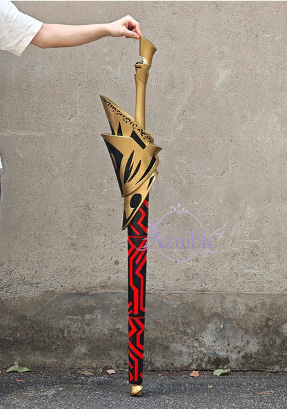 Azuiblc　崩壊スターレイル 　Fateコラボ　 ギルガメッシュ 乖離剣エア 　コスプレ道具　アクセサリー　 Fate/Stay Night 　イベント対応