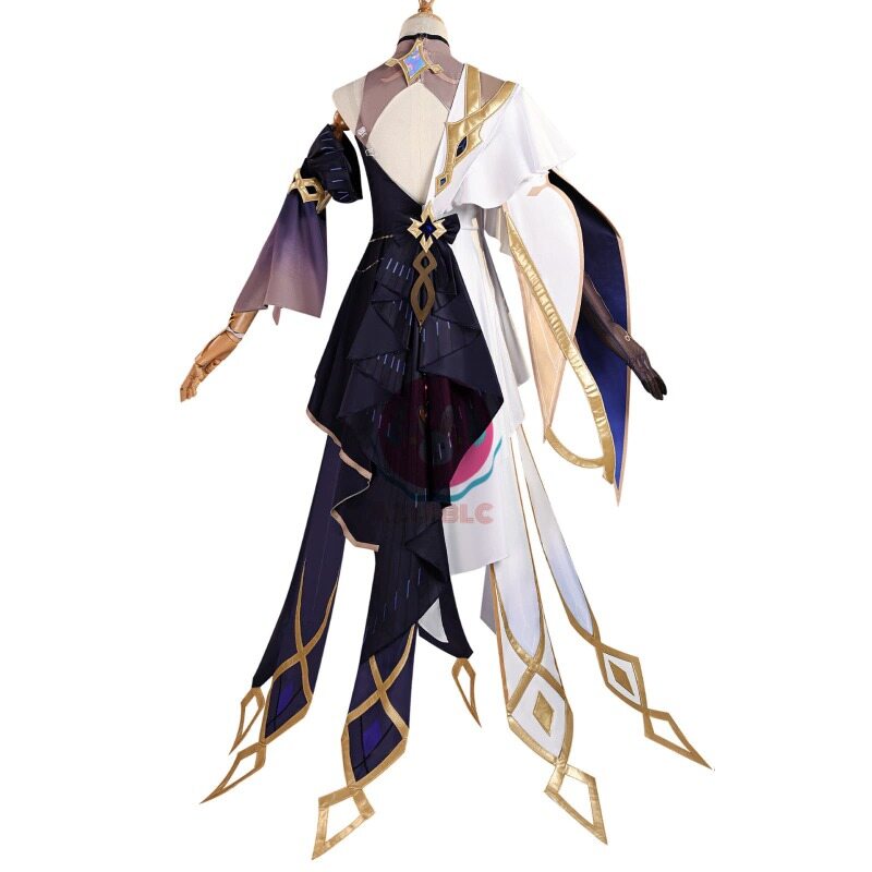 Azuiblc 原神 ナベリウス 生の執政 コスプレ衣装 コスプレ 黄金 レインドット コスチュームセット グッズ おしゃれ アニメ cosplay - Azuiblc