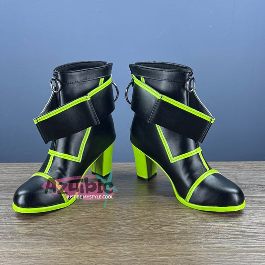 Azuiblc Arknights Kal'tsit Boots Cosplay Prop Shoes Endfield Stage Prop Halloween