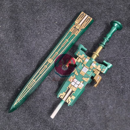 【Azuiblc】アークナイツ:エンドフィールド ゾアン・ファンイ ZhuangFangyi 剣 コスプレ道具 武器 140cm 2つ割り PLA製 コスプレ Cosplay 小物 舞台 イベント