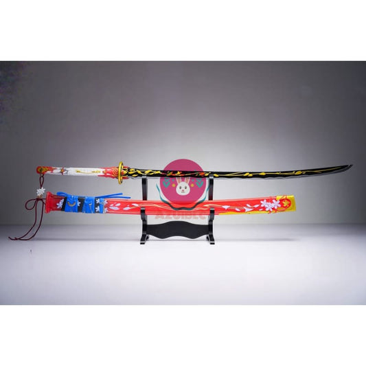 【Azuiblc】Wuthering Waves Hiyuki Katana Cosplay Prop Weapon 130cm with Scabbard Tachi PLA Made Cosplay Prop Accessory Stage Event