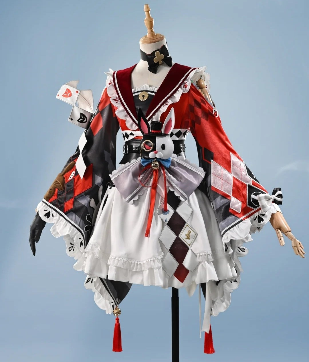 予約販売　Azuiblc 崩壊スターレイル 火花 豪華コスプレ衣装　3D樹脂・刺繍・ベルベット＋発声腰ぬいぐるみ - Azuiblc