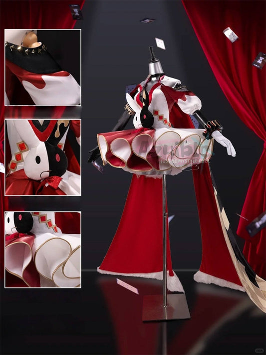 Azuiblc Honkai: Star Rail Sparkle (Official Match) Masked Fool Dress Cosplay Costume Halloween