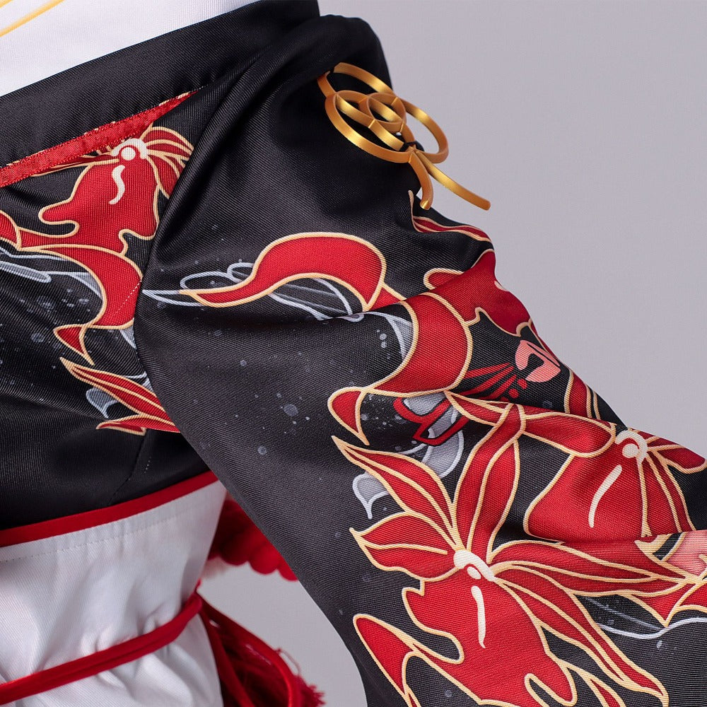 Azuiblc NTE Hotori Cosplay Costume Event Neverness to Everness Fancy Dress Print Halloween Stage Outfit