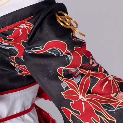 Azuiblc NTE Hotori Cosplay Costume Event Neverness to Everness Fancy Dress Print Halloween Stage Outfit