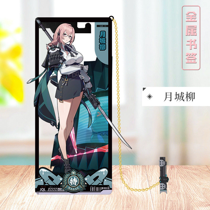 Azuiblc ゼンレスゾーンゼロ 栞　ビビアン　トリガー　0号アンビー　金属製　お礼　邪兎屋　おもちゃ　ゼンゼロ／ZZZ　萌えグッズ - Azuiblc