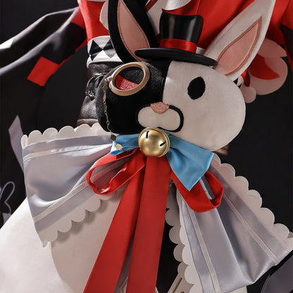 Azuiblc　崩壊スターレイル 火花 コスプレ衣装　ドレス　3d樹脂製パーツ　仮面の愚者 コスチューム　ぬいぐるみ付 - Azuiblc