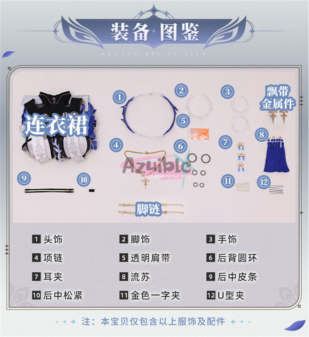 Azuiblc Wuthering Waves Cartheya Cosplay with Metal Parts Fleur-de-lis Cartethyia Cosplay Halloween