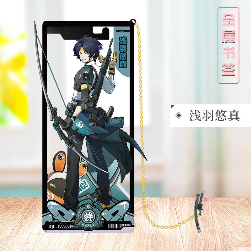 Azuiblc ゼンレスゾーンゼロ 栞　ビビアン　トリガー　0号アンビー　金属製　お礼　邪兎屋　おもちゃ　ゼンゼロ／ZZZ　萌えグッズ - Azuiblc