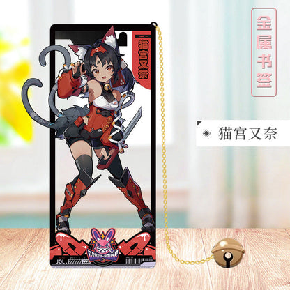 Azuiblc ゼンレスゾーンゼロ 栞　ビビアン　トリガー　0号アンビー　金属製　お礼　邪兎屋　おもちゃ　ゼンゼロ／ZZZ　萌えグッズ - Azuiblc