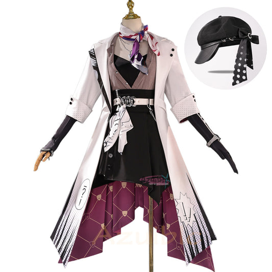 Azuiblc Honkai: Star Rail Stelleron Cosplay Costume with Hat - Dual Paradise Event