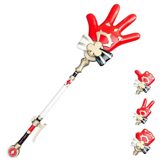 Azuiblc Honkai: Star Rail Sparkle Cosplay Prop - PU Resin Rock-Paper-Scissors Weapon Model - Motif Weapon - 100cm