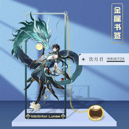 Azuiblc 崩壊スターレイル 　アナイクス　栞　9cm　キャストリス　ヒアンシー　サフェル　金属製　おもちゃ　萌えグッズ - Azuiblc