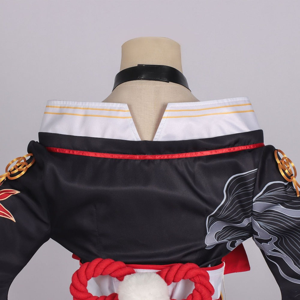Azuiblc NTE Hotori Cosplay Costume Event Neverness to Everness Fancy Dress Print Halloween Stage Outfit