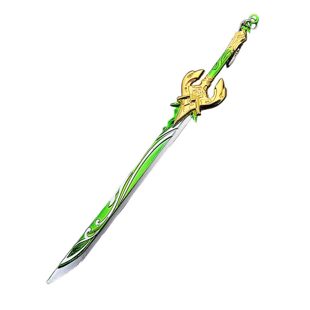 Azuiblc  　限定割引活動　原神　ミニチュア　22cm　ミニ武器　ダイキャスト製　おもちゃ　手遊び　武器ファン向け　装備品　キーホルダー - Azuiblc