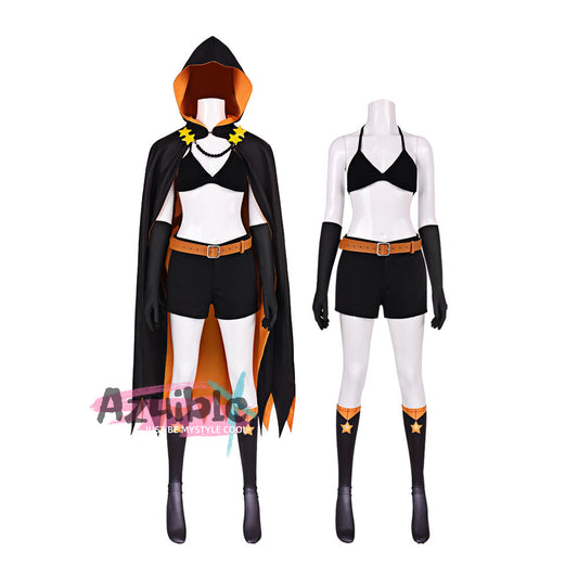 Azuiblc Re:Zero Shaula Cosplay Costume Cape Re:ZERO -Starting Life in Another World- Halloween Stage Outfit Fancy Dress