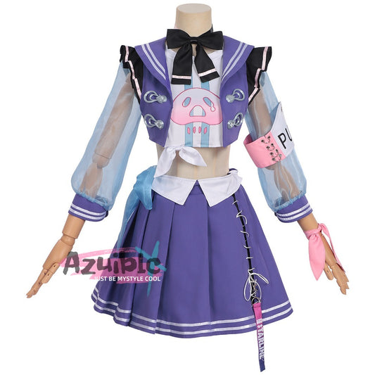 Azuiblc NTE Jellyfish Costume Never Ever Cosplay Outfit Mitsuki Fancy Dress Halloween