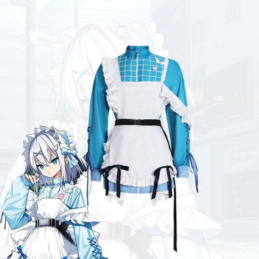 Azuiblc　様ちゅ～ず! センセー女の子似合ってるよっ!　白鳩いのり　コスプレ衣装　ワンピース　仮装 - Azuiblc