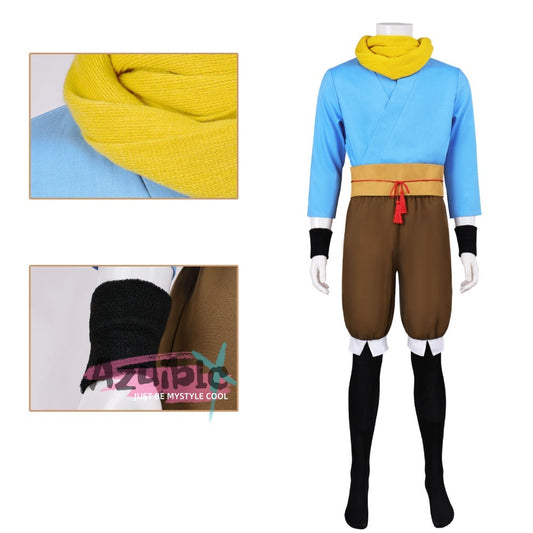 Azuiblc Yomi no Tsugai Yuru Cosplay Costume Stage Outfit Halloween Fancy Dress