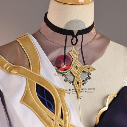 Azuiblc 原神 ナベリウス 生の執政 コスプレ衣装 コスプレ 黄金 レインドット コスチュームセット グッズ おしゃれ アニメ cosplay - Azuiblc