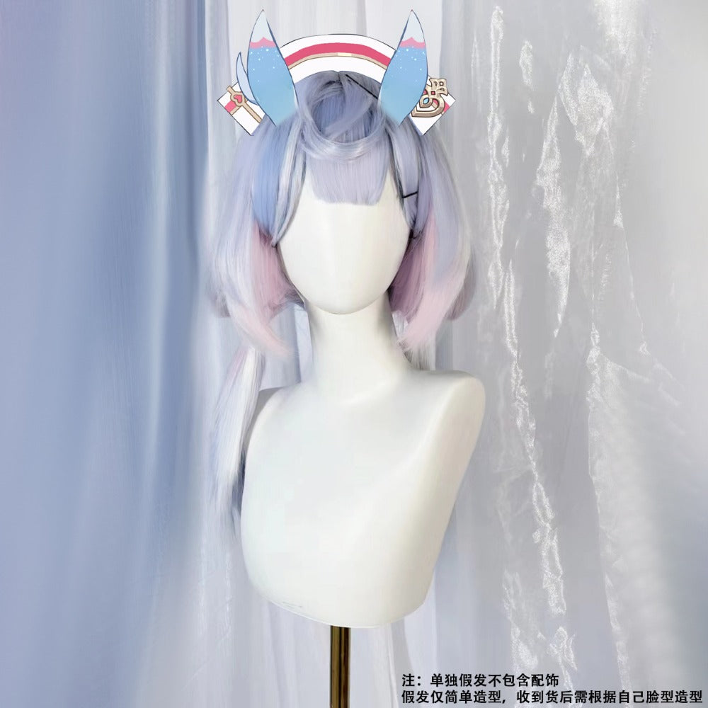 Azuiblc Genshin Impact Sigewinne Cosplay Costume with Tail and Waist Accessories - Wig Optional