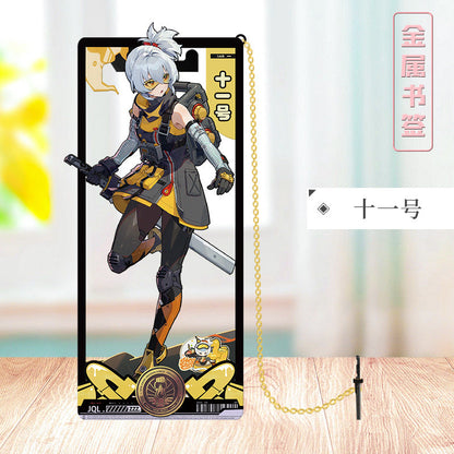 Azuiblc ゼンレスゾーンゼロ 栞　ビビアン　トリガー　0号アンビー　金属製　お礼　邪兎屋　おもちゃ　ゼンゼロ／ZZZ　萌えグッズ - Azuiblc