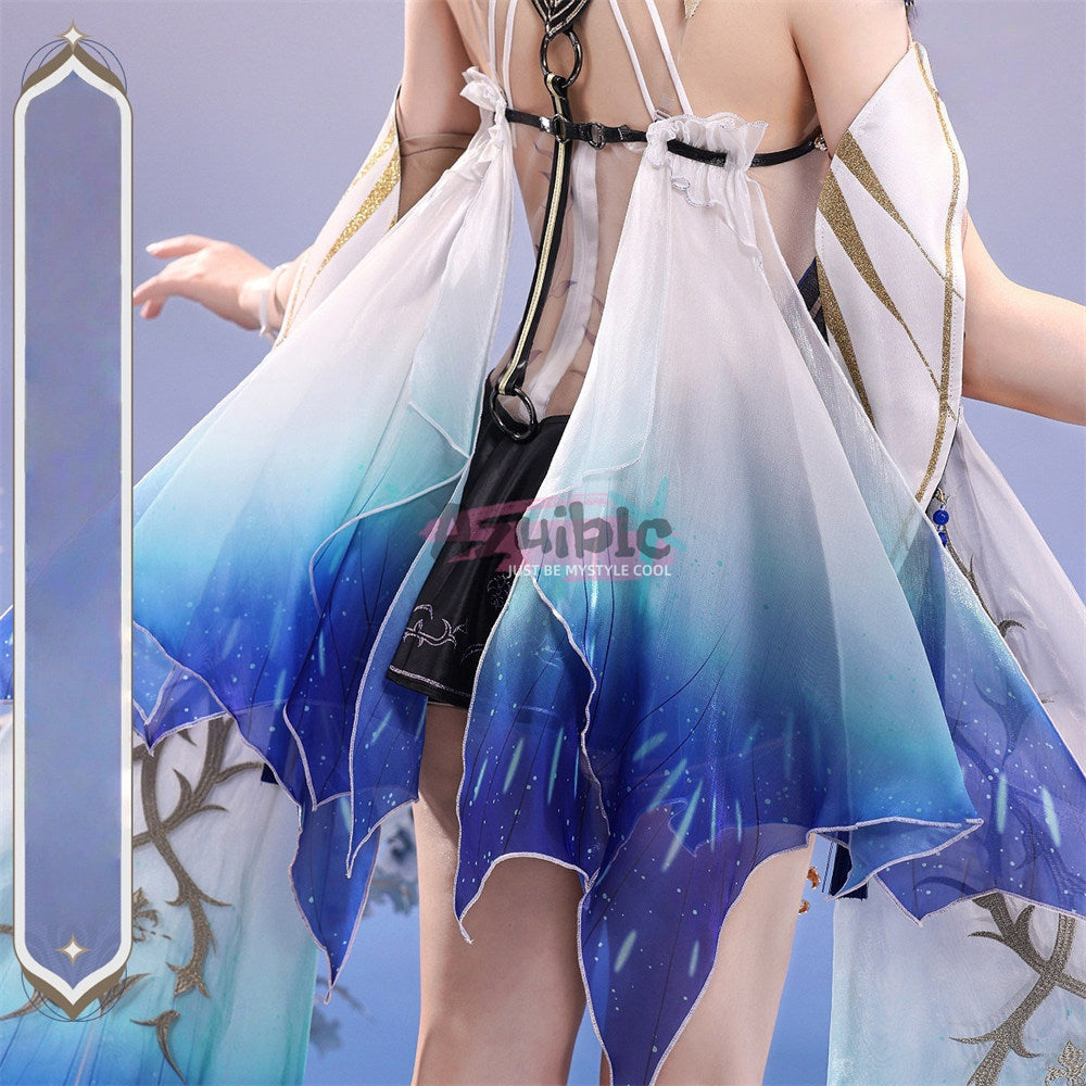 Azuiblc Wuthering Waves Cartheya Cosplay with Metal Parts Fleur-de-lis Cartethyia Cosplay Halloween