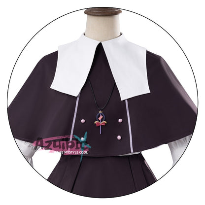Azuiblc Detective Precure! Tan Puri Ruruka Moriya Cosplay Cure Arcana Shadow Cosplay Costume One-Piece Dress Daily Wear