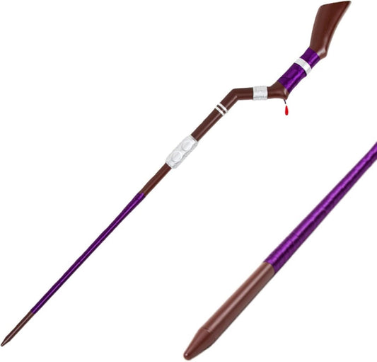 【Azuiblc】Frieren: Beyond Journey's End Fern Staff Magic Staff 1:1 Scale Replica 147cm Wood + Metal Weapon Two-Piece Split Cosplay Prop Cosplay Display Collection Goods Cosplay Accessories
