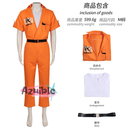 Azuiblc　Neverness to Everness 　ネバエバ　 主人公 　NTE　異能者・零 　囚人服 コスプレ衣装　イベント　ハロウィン