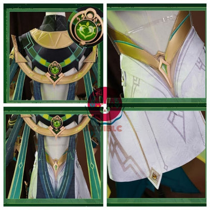 Azuiblc 原神 ネフェル コスプレ衣装 コスチュームセット グッズ おしゃれ アニメ cosplay - Azuiblc