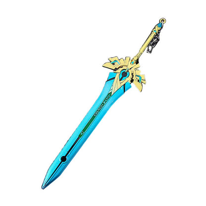 Azuiblc  　限定割引活動　原神　ミニチュア　22cm　ミニ武器　ダイキャスト製　おもちゃ　手遊び　武器ファン向け　装備品　キーホルダー - Azuiblc