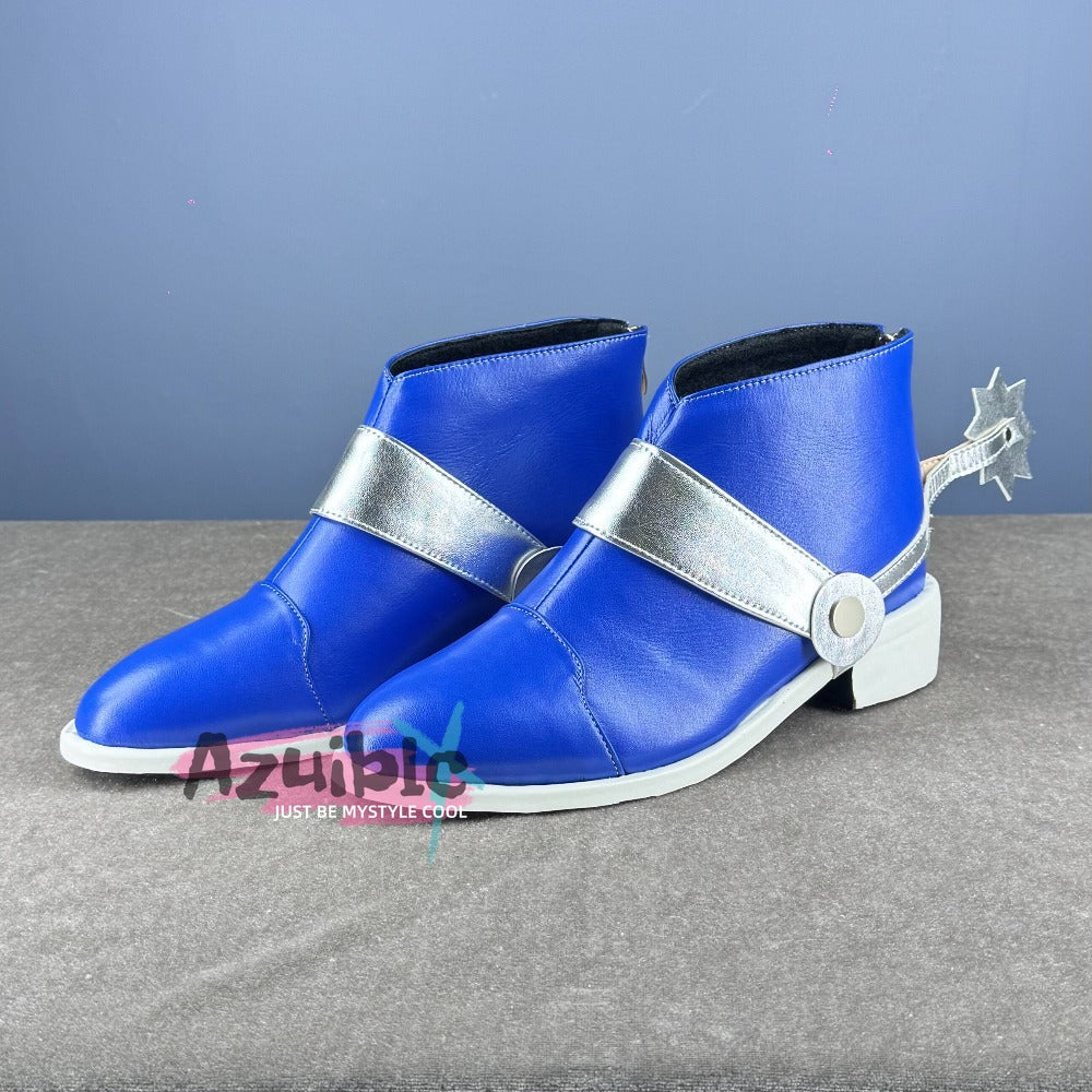 Azuiblc JoJo's Bizarre Adventure Jonathan Joestar Shoes Cosplay Prop Event Footwear